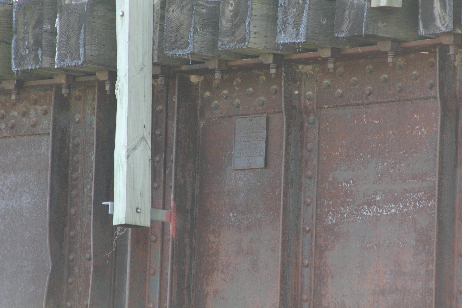 Plaque, north approach girder